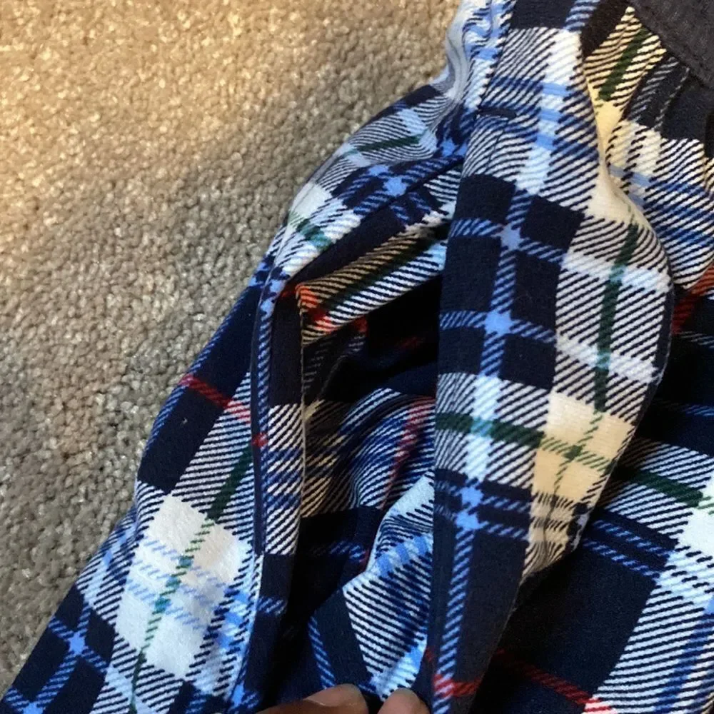Nautica Plaid Lounge Pajama Pants Drawstring Sleepwear SIZE L